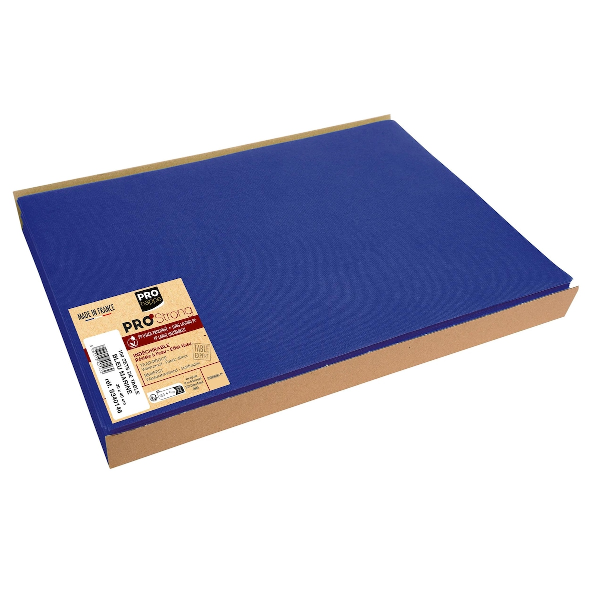 ProNappe - Tovagliette monouso in tessuto non tessuto Spunbond 30x40cm blu scuro - 500 pezzi