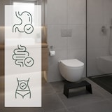 thumbnail of Relaxdays Toilettenhocker, klappbar, Hocker Toilettengang, Erwachsene, Bambus, rutschfest, HxBxT: 19x43,5x20 cm, schwarz