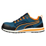 thumbnail of Puma Crosstwist Low S3 HRO SRC blau/orange Sicherheitschuhe Arbeitsschuhe Bauschuhe hoch-Größe-43 EU