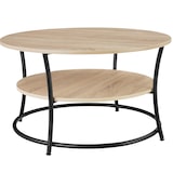 thumbnail of tectake Mesa de café Cromford 80x46cm  Madeira Industrial Clara, Carvalho Sonoma