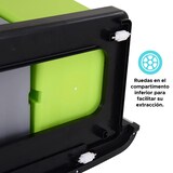 thumbnail of WELL HOME - Recycling-Abfalleimer 62L (37L+25L), 2 Fächer, automatisches Öffnen, Edelstahl Schwarz