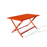 thumbnail of Table de jardin pliante en aluminium orange - MARIUS