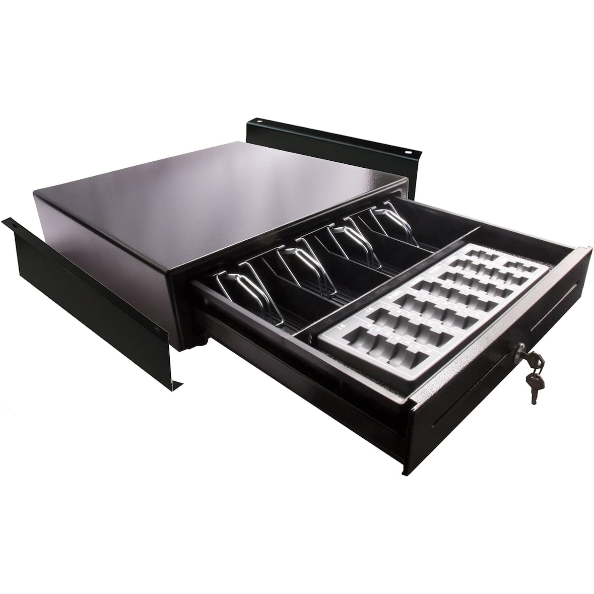 Kassenlade iQCash350MB mit Münzzählbrett und Untertischhalterung RJ-11/12, Kassenschublade Geldlade Geldschublade