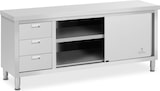 thumbnail of Royal Catering Mueble neutro de acero inoxidable - ECO - 200 x 60 cm - 600 kg -