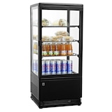 thumbnail of METRO Professional Vitrine refrigerada GGC2078B, plástico/vidro, 42.8 x 38.6 x 96 cm, 78 L, refrigeração por ventilação, prateleiras ajustáveis, preto