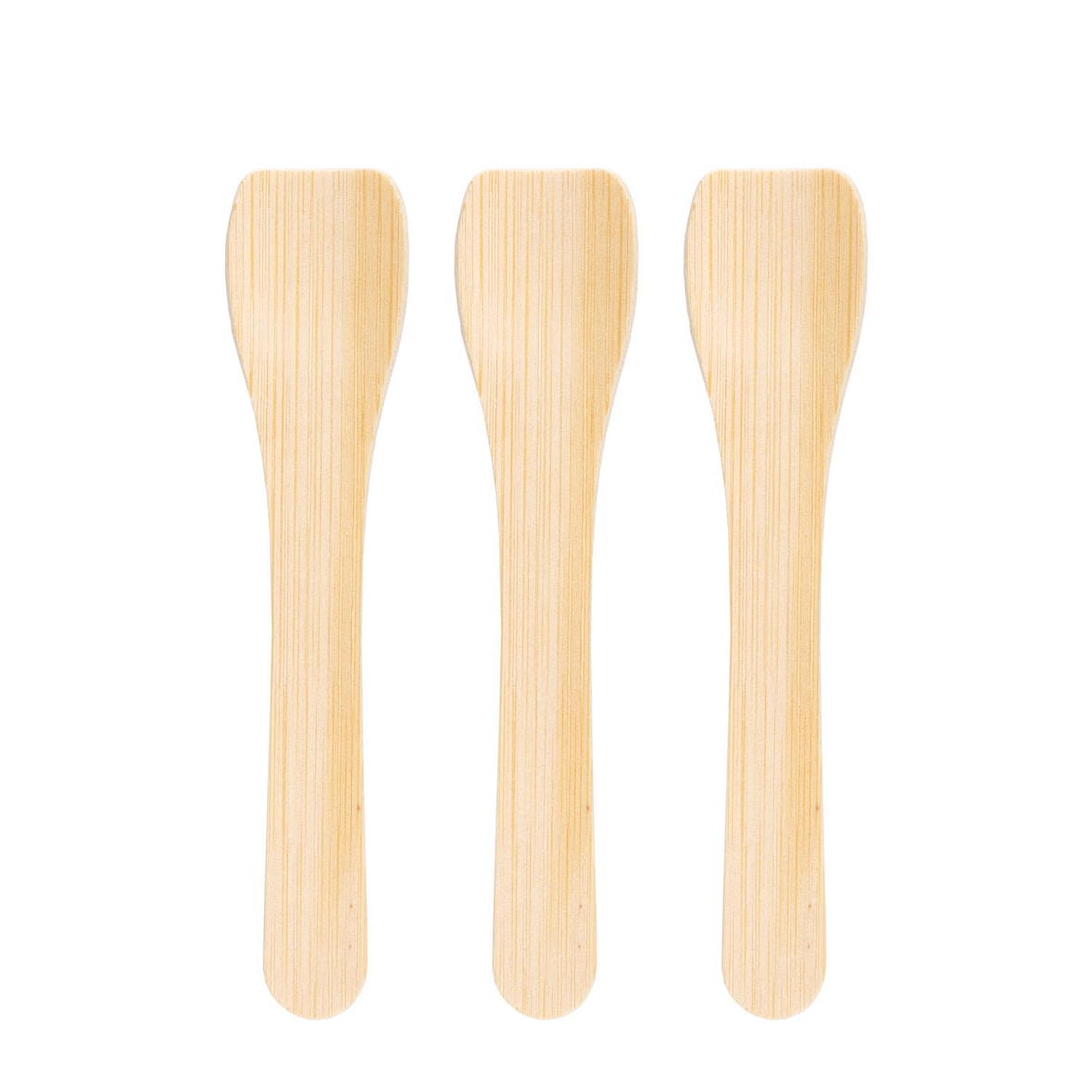 600x Eislöffel aus Bambus 9.5cm