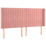 thumbnail of vidaXL Boxspringbett mit Matratze & LED Rosa 200x200 cm Samt
