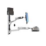 thumbnail of Ergotron LX Steh-Sitz Wandmontagesystem, schwarz (45-359-026)
