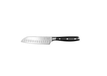 METRO PROFESSIONAL Coltello Santoku, 130 mm, acciaio inox, nero
