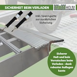 thumbnail of TRUTZHOLM Auffahrrampe 3-teilig klappbar 305 cm Alu grau Motorradrampe Verladerampe Pickup Rampe