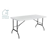 thumbnail of METRO PROFESSIONAL Table de banquet pliante, acier/plastique, 152 x 74 cm, blanc