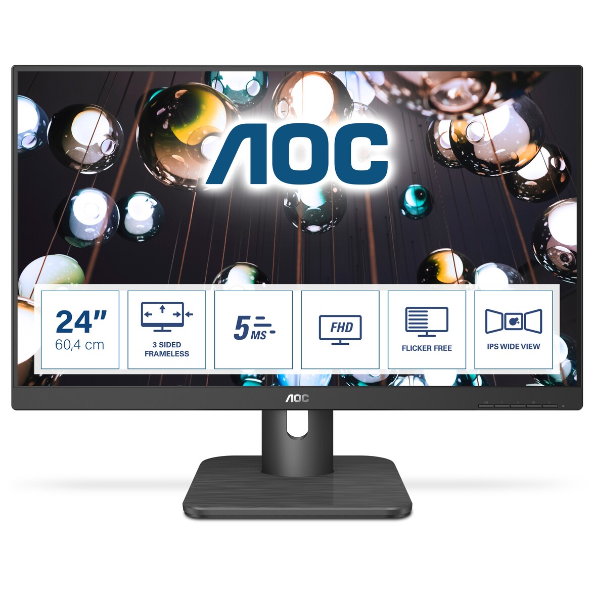 AOC E1 24E1Q Computerbildschirm 60,5 cm (23.8") 1920 x 1080 Pixel Full HD LED Schwarz