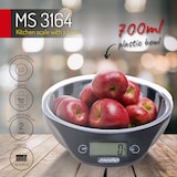 thumbnail of Mesko MS3164 Küchenwaage Digital mit Schüssel 0,7L, Maximalgewicht 5 Kg/ 11Lb, Hohe Präzision, Schwarz