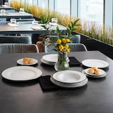 thumbnail of Bidasoa Glacial Filo Plato Postre Porcelana 19Cm