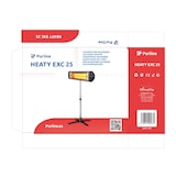 thumbnail of PURLINE Riscaldatore a infrarossi da pavimento o parete HEATY EXC 25