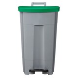 thumbnail of ROSSIGNOL Poubelle mobile 90L à pédale BOOGY gris/vert
