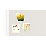 thumbnail of ALLboards Tableau blanc en liège 100×40 cm cadre en bois laqué BLANC