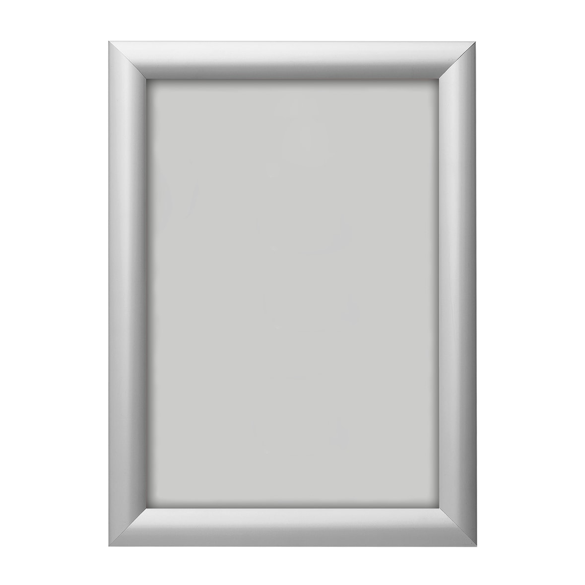 Deflecto Wandprospekthalter mit Klapprahmen zur Wandmontage - DIN 2 - Silber - Aluminiumrahmen