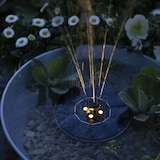 thumbnail of LED Solar Teichpumpe leuchtend schwimmende Fontäne Springbrunnen Gartenteich