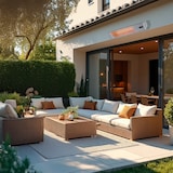 thumbnail of MPC MALAGA 2000W APPTUYA Stufa Infrarossi da Esterno 2000W, Onda Corta IR-A, Telecomando, Design Elegante, Griglia Protettiva, Display LED.