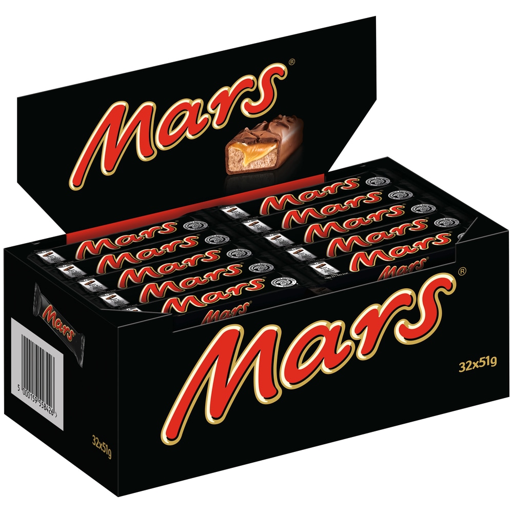 Mars Schokoriegel 32 x 51g (1,63kg)