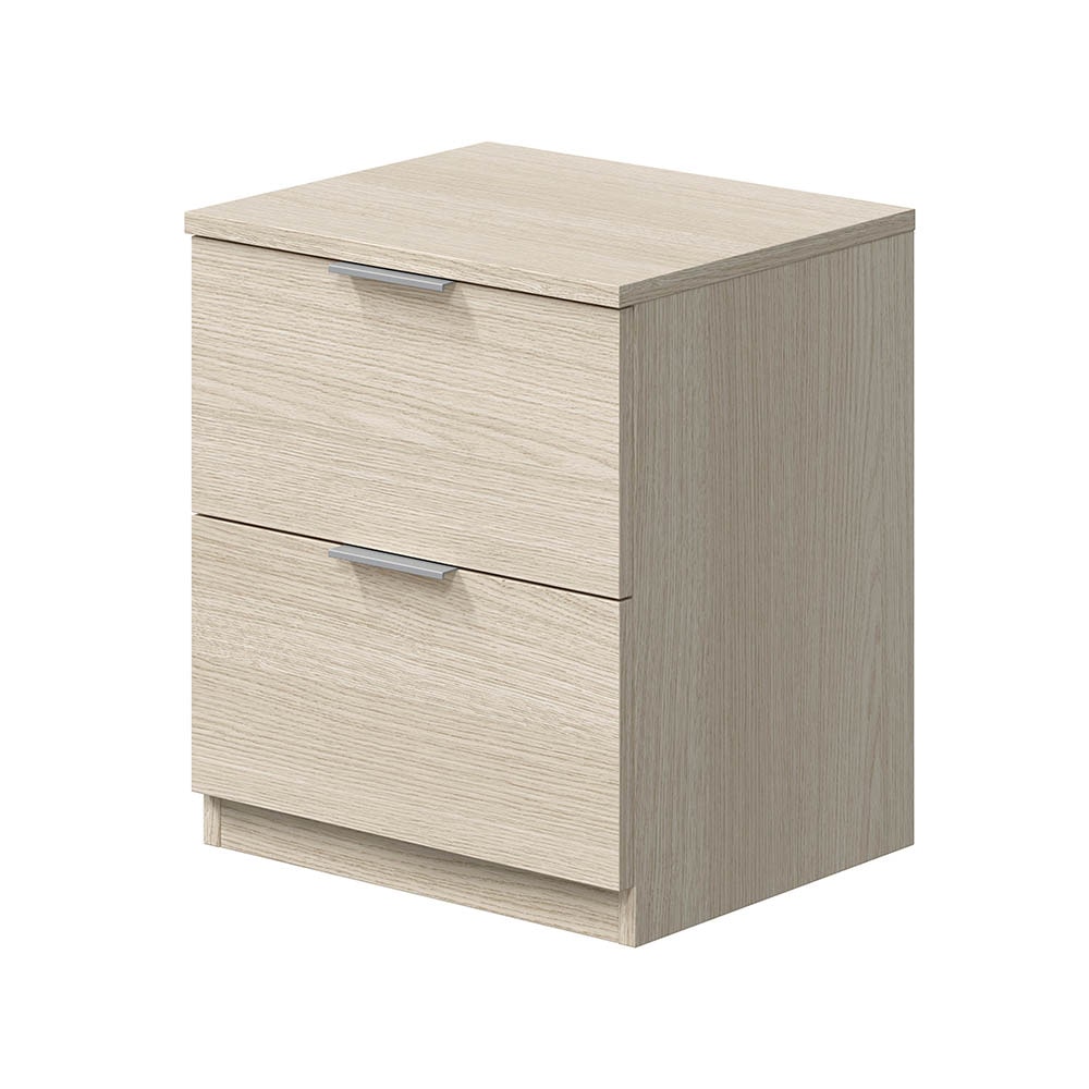Comodino Con 2 Cassetti Per Camera Da Letto Cameretta Ragazzi Studio Ingresso Comò Settimino Zona Notte 38 x 33,5 x 45 cm Cm Colore Rovere