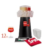 thumbnail of Kit completo Sprizzer Nero in plastica resistente con 12 bicchieri, sacca rossa, 6 vaschette durevoli e tappetino antiscivolo – SPRIZZER