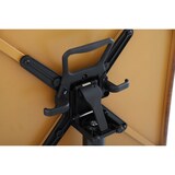 thumbnail of METRO PROFESSIONAL Mesa Bistro plegable Aveiro, acero, estampado efecto madera, 70 x 70 cm, cuadrada, marrón