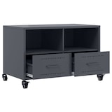 thumbnail of vidaXL TV-Schrank Anthrazit 68x39x43,5 cm Stahl
