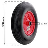 thumbnail of Schubkarrenrad Ersatzrad Vollgummi 4.80/4.00-8 mit Achse Stahlfelge