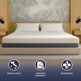 thumbnail of Matratze 90x200 cm Memory/Waterfoam, 22 cm, orthopädisch, antiallergisch, Klasse 1, abnehmbar, atmungsaktiv