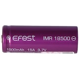 thumbnail of Efest Purple IMR18500, 1000mAh 3,7V, 50.10x19,3mm, Button Top, ungeschützt