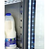 thumbnail of Frigorífico expositor em aço inoxidável, com porta de vidro, Gastronorm 2/1, Polar 600L CW197