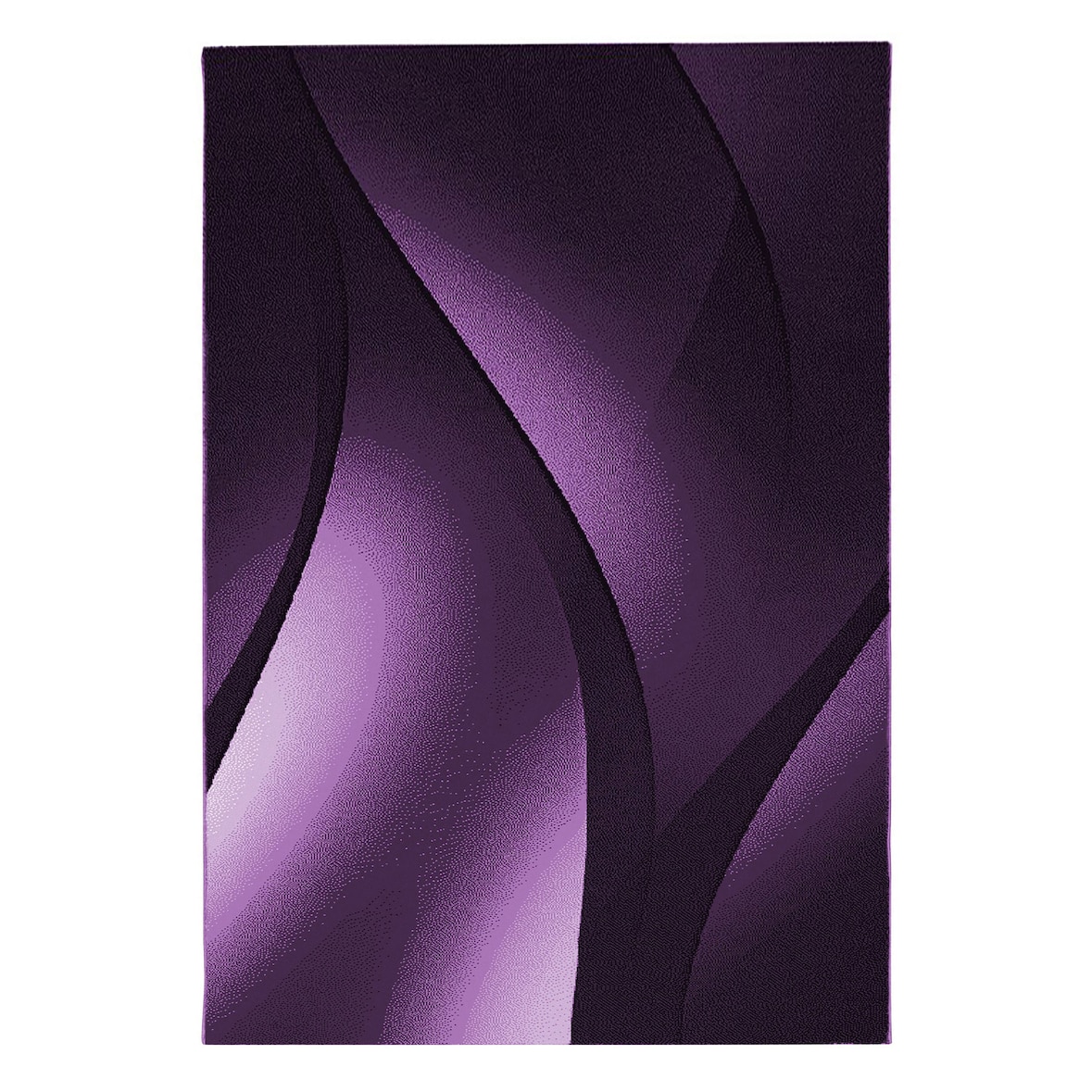 Teppich Waschbar Ombre Modern Strapazierfähig Esszimmer Flur Violett 140x200 cm OEKO-TEX Fußbodenheizung geeignet – INN von Kadima Design