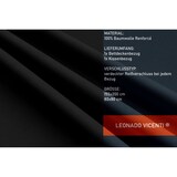 thumbnail of Bettwäsche Baumwolle 155x200 + 80x80 cm Einfarbig Uni Schwarz mit Reißverschluss