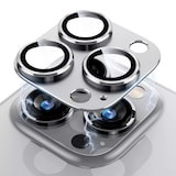 thumbnail of MobileKing Kameraschutz Aluminium in silber für iPhone 12 Pro - mit Glasfolie - MBK221