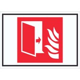 thumbnail of Brandschutztür Brandschutz Symbol Schild A2 (420x594mm)