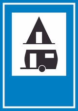 thumbnail of Campingplatz Schild A3 (297x420mm)