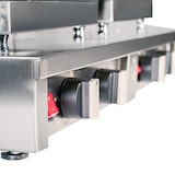 thumbnail of Romux® Gaufrier Électrique Professionnel Double de Table en Acier Inox 61x33 cm | Plaques de Cuisson en fonte en Fonte - 8 Gaufres Carrées - 4000 W