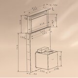 thumbnail of Klarstein Royal Flush Eco Dunstabzugshaube 60 cm 576 m³/h A+ Schwarz