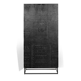 thumbnail of Armario madera mango y patas metal nogal oscuro