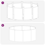 thumbnail of vidaXL Pflanzkübel Rostig 120 x 120 x 50 cm Wetterfeststahl