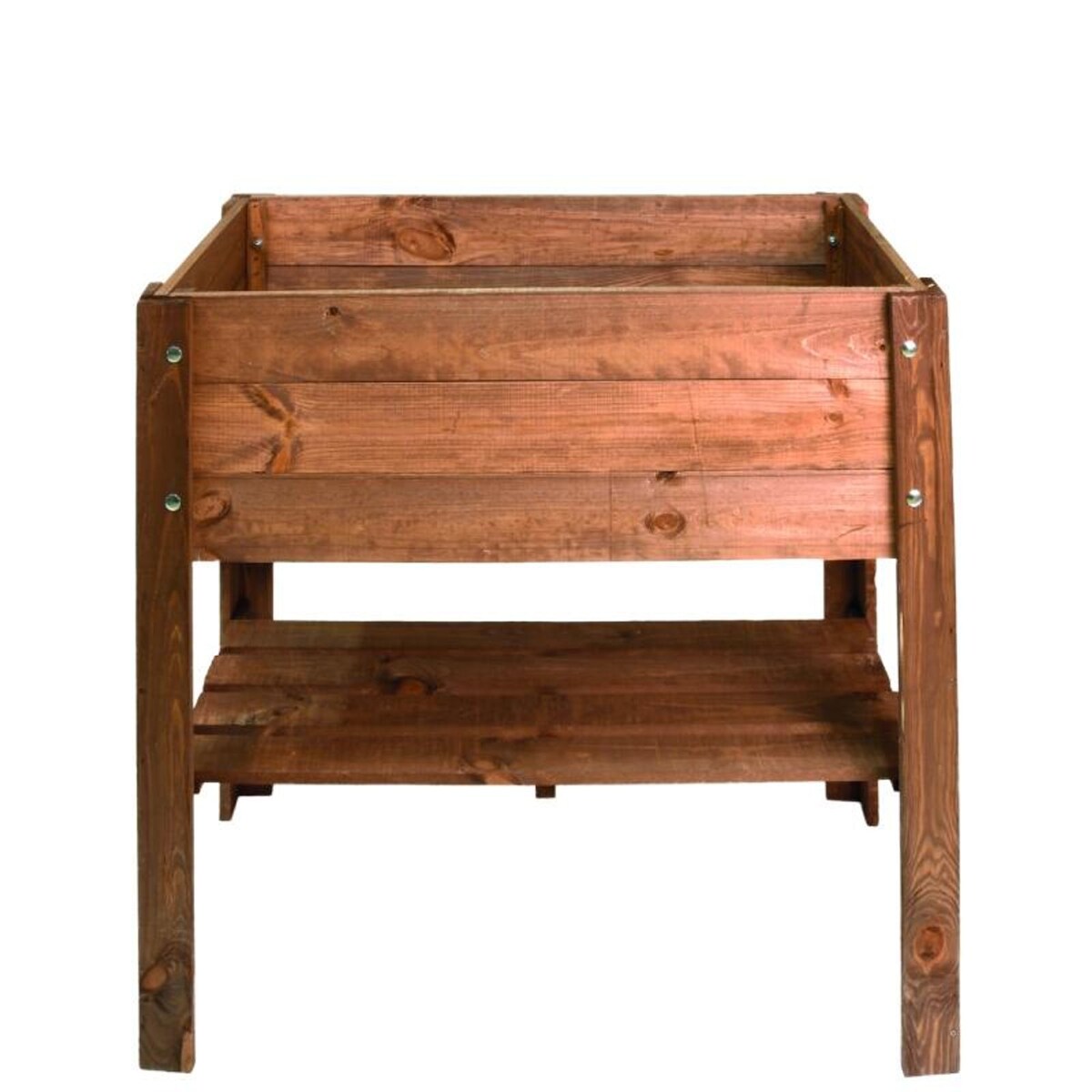 BURI Hochbeet Holzhochbeet 80,5x78,5x40cm Kiefer Garten Anzucht Pflanzen