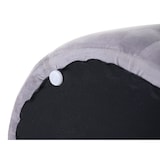 thumbnail of Banco HWC-D22, banco otomano, 42x39cm com certificação MVG ~ veludo cinzento claro