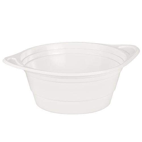 Starpak 100 Suppenschalen, PP rund 750 ml Ø 15,6 cm · 6,5 cm weiss mit Anfasser