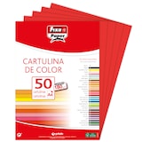 thumbnail of Pacote de 50 Cartolinas 180g. A4 vermelho