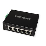 thumbnail of TRENDnet TI-G50 5-Port Gehärteter Industrieller Gigabit DIN-Rail Switch