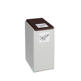 thumbnail of PROREGAL Robustes Abfall- und Wertstoffsammelsystem 1-Fach | ohne Deckel | 40 Liter, HxBxT 57x25x40,5cm | Kunststoff | Grau | Mülleimer Abfalleimer