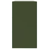 thumbnail of vidaXL Sideboard Olivgrün 99x39x73 cm Stahl
