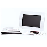 thumbnail of Cheminée à l'éthanol en acier laqué blanc